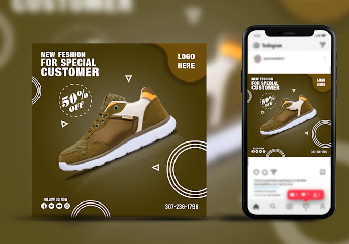 Design unique social media post graphics by Designerharis | Fiverr