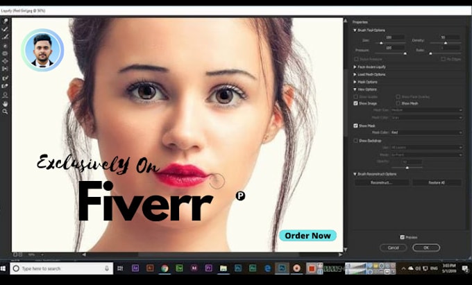 editing by adobe photoshop and retouching