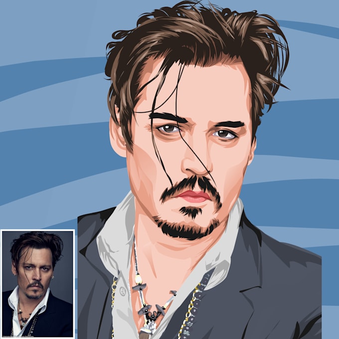 Draw your photo into cartoon art in 24 hours by Edobaster | Fiverr