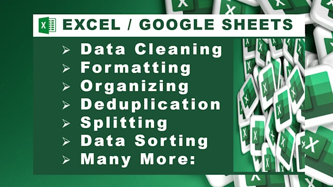 clean, format, and organize your excel or google sheets data