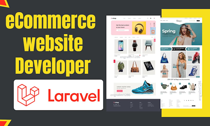 develop a custom laravel ecommerce website with payment gateway integration