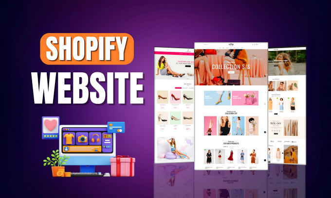 redesign shopify website, clone copy shopify store, shopify SEO, landing page