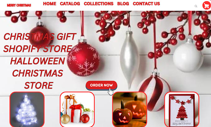 design christmas gift shopify store christmas light halloween shopify store