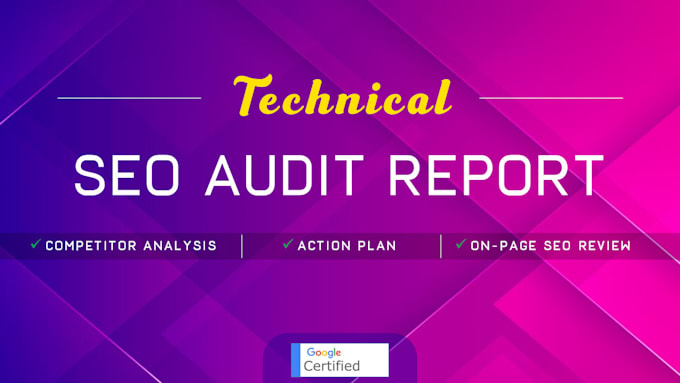 Do website technical seo audit with report on page action plan by ...