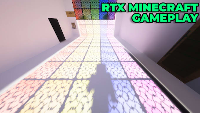 provide immersive minecraft rtx pov gameplay footage