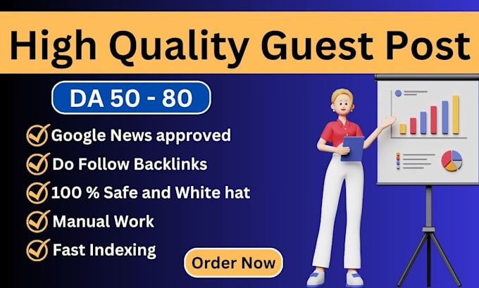 publish quality SEO guest post dofollow backlinks