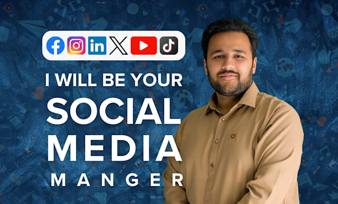 Be your monthly social media manager by Amdigitalco | Fiverr