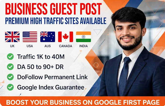 provide UK, USA, aus, can, india backlinks guest post sites