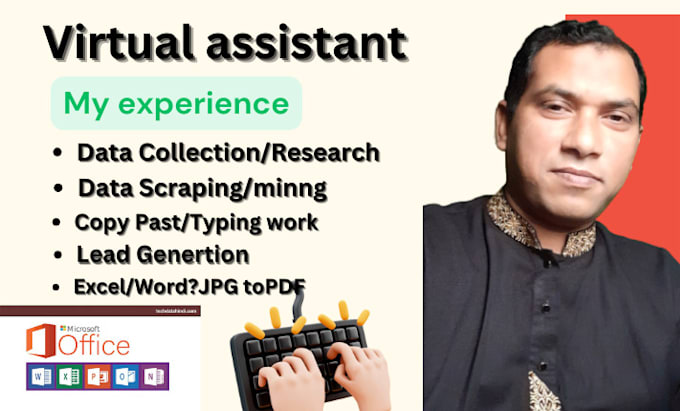 accurate data entry, lead generation and file conversion