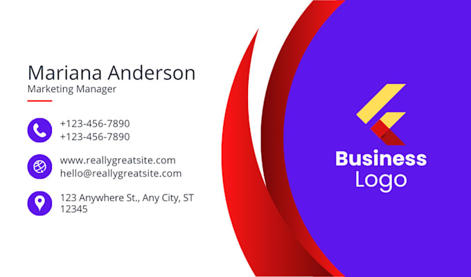 design unique professional bussiness card