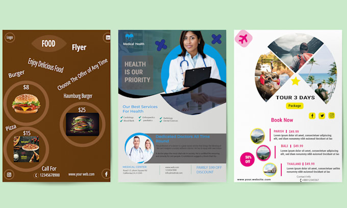 design professional business flyer