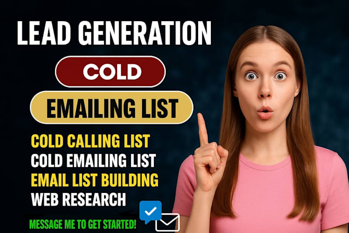 provide targeted b2b cold email lists for lead generation