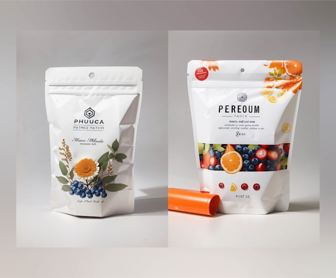 design premium coffee, bags, food, pouch packaging design