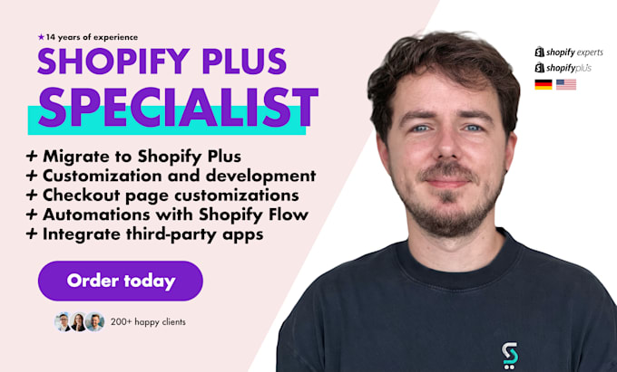 help you with shopify plus