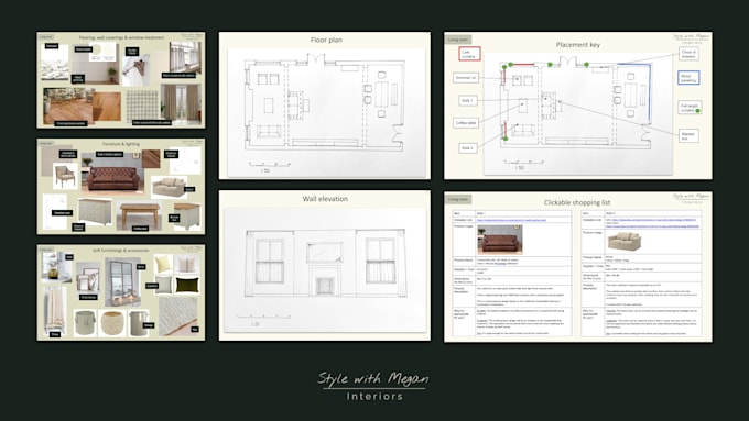 Create an interior design plan for you by Megan_naomi | Fiverr