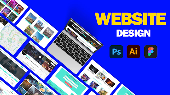 design creative, unique and high quality website UI UX