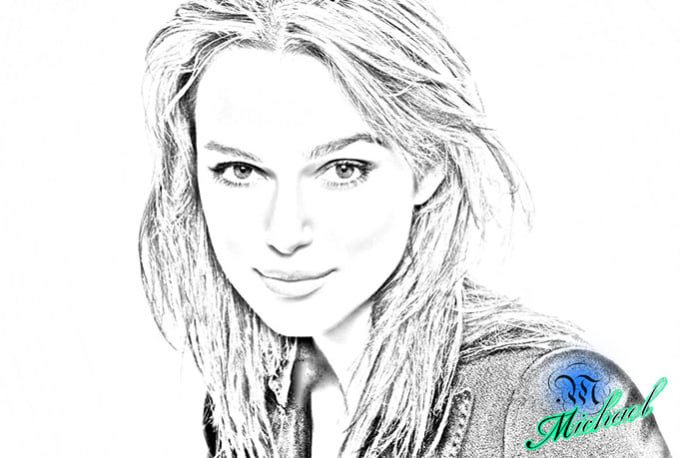 Transform 10 Pictures Of You Into 10 Pencil Drawings In 24 H By