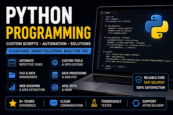 create you a python program for automation