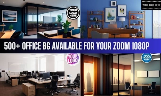 Create google meet and zoom virtual background in 1 hour
