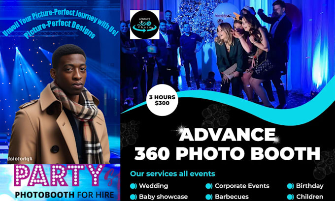 360 photo booth photo booth website with booking features by Olujohnn