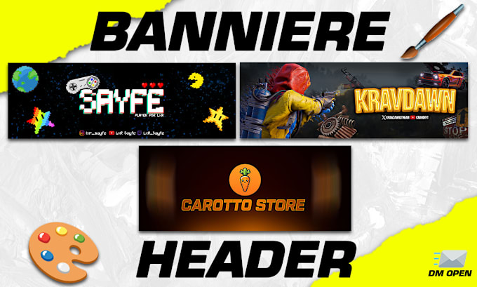 create a banner for your social media