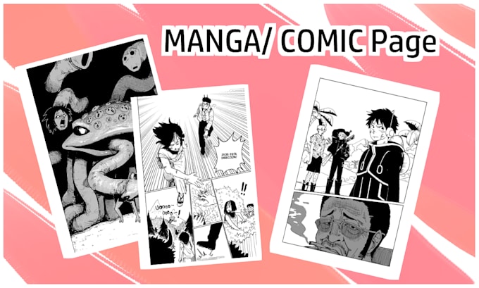 draw a manga or comic page