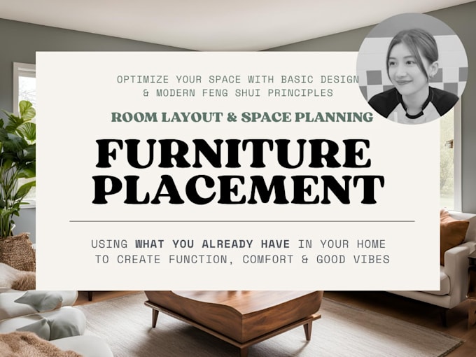 design a room layout and furniture arrangement plan