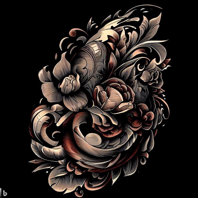 create unique custom tattoo design, tattoo sleeve