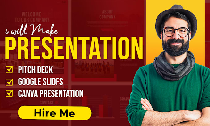 do pitch deck, google slide, slide deck and canva presentations