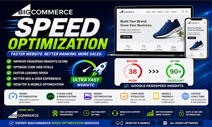do bigcommerce website speed optimization within 2 hours