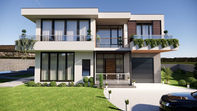3d interior design house, restaurant, showroom, salon office