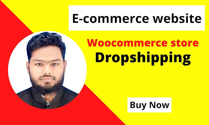 do ecommerce website, woocommerce store and dropshipping