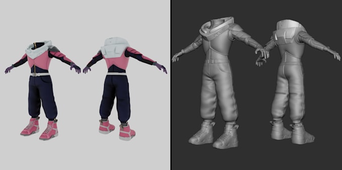 create 3d stylized or realistic props for game or animation