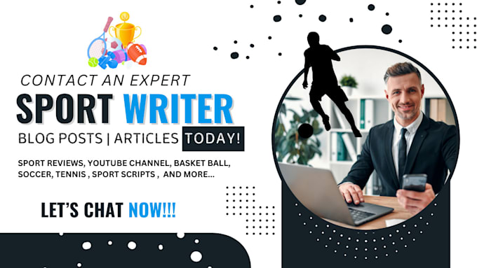 research and write top notch and informative sport articles and blog posts