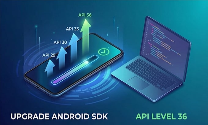 fix android bugs and update your app to API 36 kotlin and java