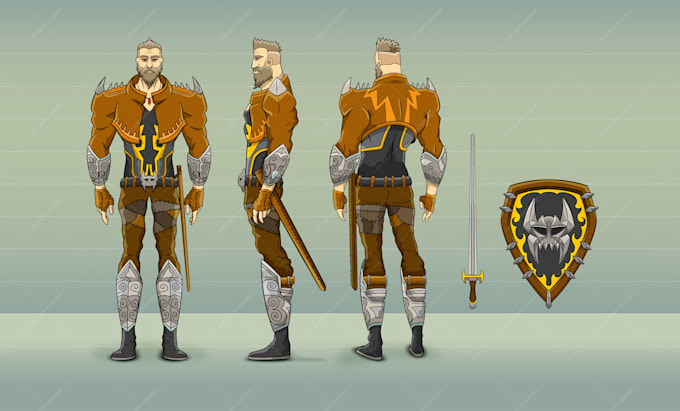 Design high quality 2d character sheet for game art by Jozephalexander ...