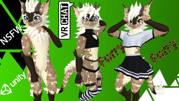 Vrchat Avatar Furry Avatar Nsfw Fursona 3d Model Rex For Vtuber Animaze By Jacobmarry 