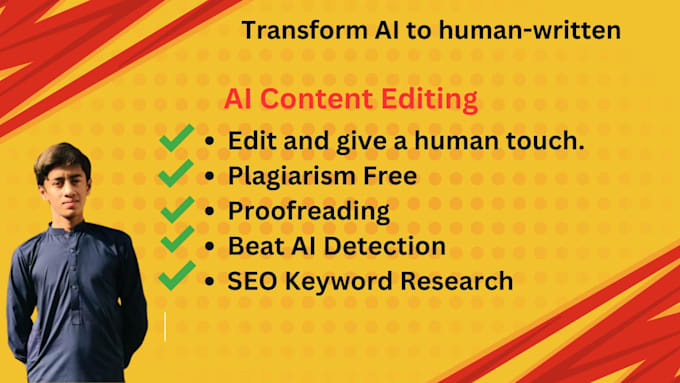 transform ai and chatgpt content into authentic human written