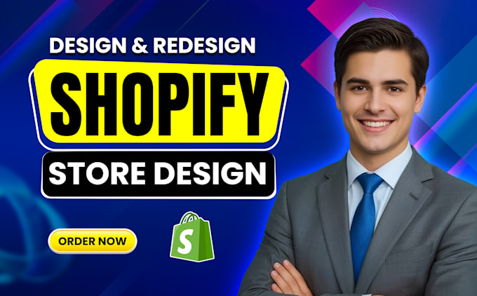 build shopify store, design or redesign shopify website, and dropshipping store