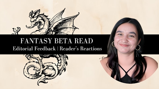 beta read your fantasy novel and give detailed feedback