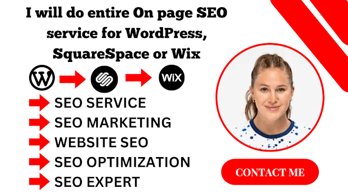 Do entire on page seo service for wordpress, squarespace or wix by ...
