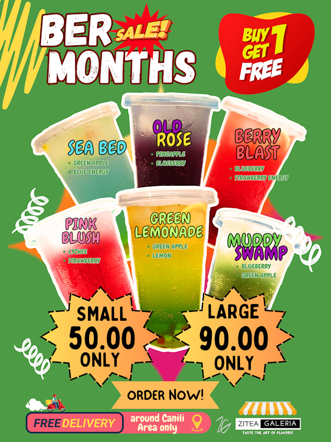 Make menu for your food and beverage business by Benjhaireh Fiverr