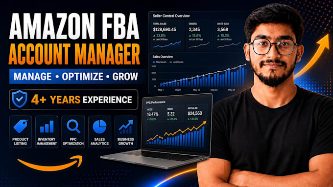 be your amazon fba account manager and consultant