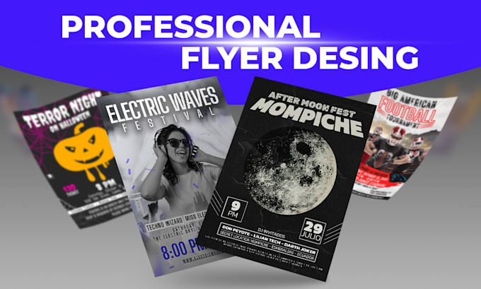 create a professional flyer design for you