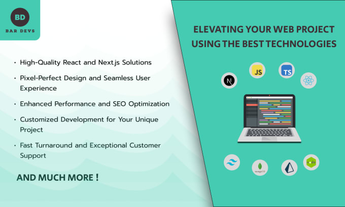 Build a professional website using react and nextjs by Bar_devs369 | Fiverr