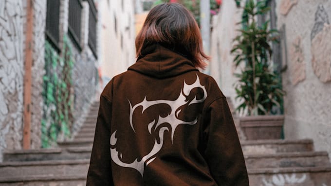 create modern streetwear clothing graphic and hoodie design