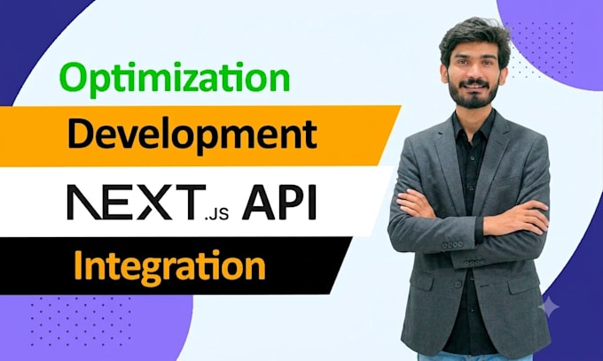 build a next js website with custom API and backend integration