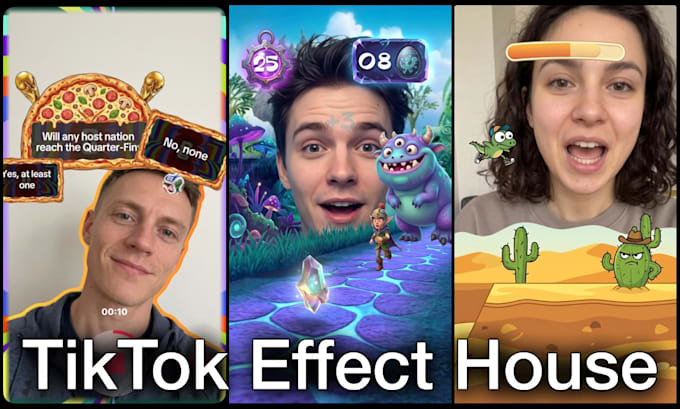 create advanced tiktok ar filter in effect house