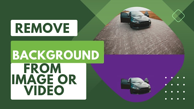 do photo, image or video background removal or image resizing