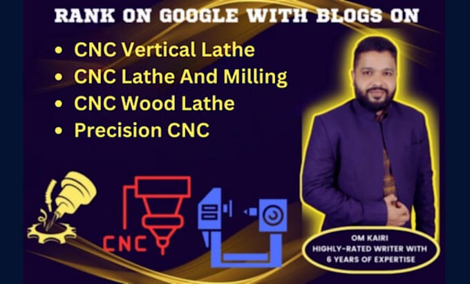 do cnc machine blogs and content writing at a cheap rate